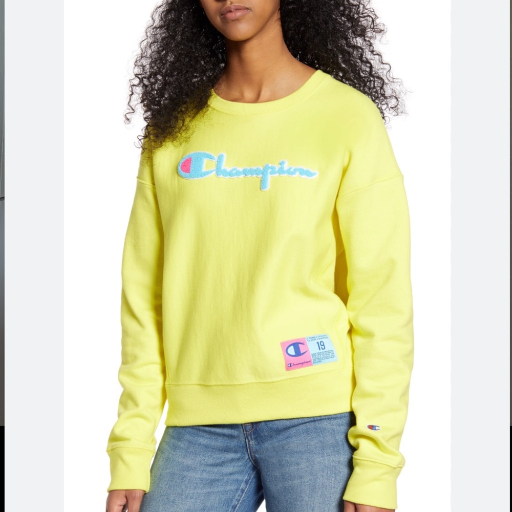 CHAMPION - UNISEX CREWNECK SWEATSHIRT - SIZE XS
